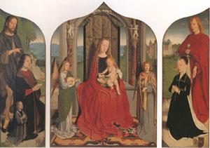 Gerard David The Virgin and child between angel musicians (mk05)